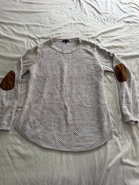 Lety & Me Sweater with Elbow Patches - Size L